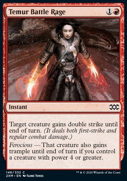 Temur Battle Rage⁣ - Double Masters⁣ (Common)⁣ [146]