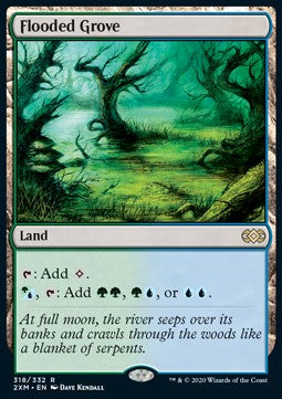 Flooded Grove⁣ - Double Masters⁣ (Rare)⁣ [318]