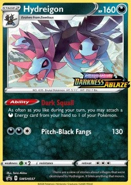 Hydreigon⁣ - SWSH Black Star Promos⁣ (Promo)⁣ [037]
