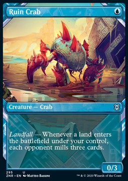 Ruin Crab⁣ - Zendikar Rising: Extras⁣ (Uncommon)⁣ [295]
