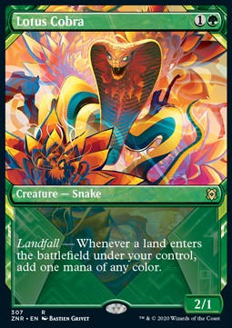 Lotus Cobra⁣ - Zendikar Rising: Extras⁣ (Rare)⁣ [307]