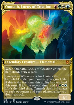 Omnath, Locus of Creation⁣ - Zendikar Rising: Extras⁣ (Mythic)⁣ [312]