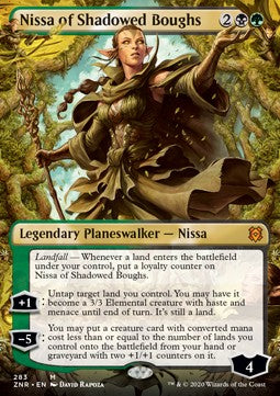 Nissa of Shadowed Boughs⁣ - Zendikar Rising: Extras⁣ (Mythic)⁣ [283]