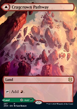 Cragcrown Pathway // Timbercrown Pathway⁣ - Zendikar Rising: Extras⁣ (Rare)⁣ [287]