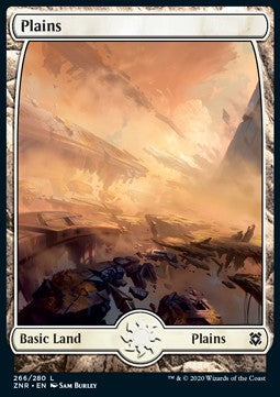 Plains (V.1)⁣ - Zendikar Rising⁣ (Land)⁣ [266]