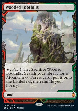 Wooded Foothills⁣ - Zendikar Rising Expeditions⁣ (Mythic)⁣ [4]