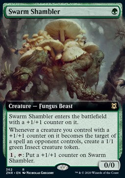 Swarm Shambler⁣ - Zendikar Rising: Extras⁣ (Rare)⁣ [362]
