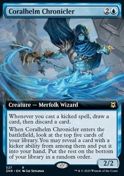 Coralhelm Chronicler⁣ - Zendikar Rising: Extras⁣ (Rare)⁣ [327]