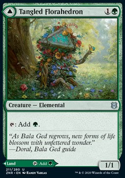 Tangled Florahedron // Tangled Vale⁣ - Zendikar Rising⁣ (Uncommon)⁣ [211]
