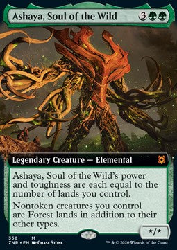 Ashaya, Soul of the Wild⁣ - Zendikar Rising: Extras⁣ (Mythic)⁣ [358]