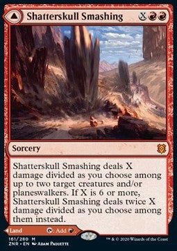 Shatterskull Smashing // Shatterskull, the Hammer Pass⁣ - Zendikar Rising⁣ (Mythic)⁣ [161]