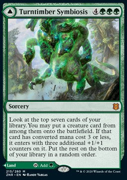 Turntimber Symbiosis // Turntimber, Serpentine Wood⁣ - Zendikar Rising⁣ (Mythic)⁣ [215]