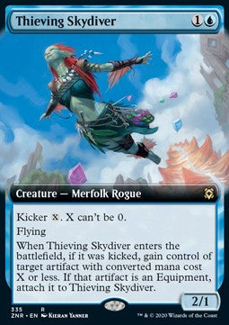 Thieving Skydiver⁣ - Zendikar Rising: Extras⁣ (Rare)⁣ [335]