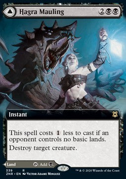 Hagra Mauling // Hagra Broodpit⁣ - Zendikar Rising: Extras⁣ (Rare)⁣ [339]