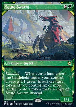 Scute Swarm⁣ - Zendikar Rising: Extras⁣ (Rare)⁣ [308]