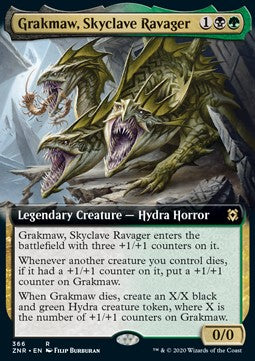 Grakmaw, Skyclave Ravager⁣ - Zendikar Rising: Extras⁣ (Rare)⁣ [366]