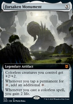 Forsaken Monument⁣ - Zendikar Rising: Extras⁣ (Mythic)⁣ [374]