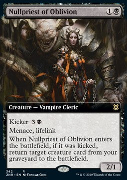 Nullpriest of Oblivion⁣ - Zendikar Rising: Extras⁣ (Rare)⁣ [342]