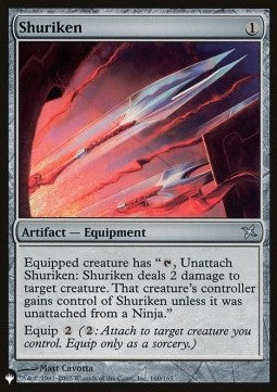 Shuriken⁣ - The List⁣ (Uncommon)⁣ [160]