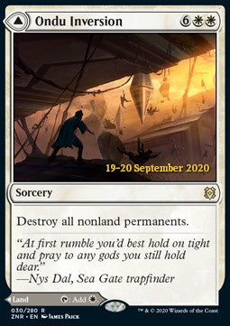 Ondu Inversion // Ondu Skyruins (V.2)⁣ - Zendikar Rising: Promos⁣ (Rare)⁣ [30]