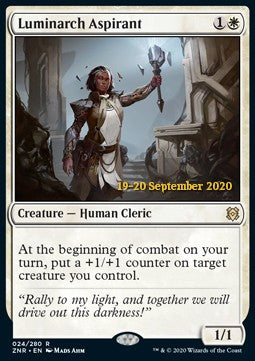 Luminarch Aspirant (V.2)⁣ - Zendikar Rising: Promos⁣ (Rare)⁣ [24]