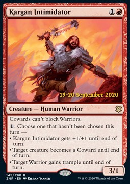 Kargan Intimidator (V.2)⁣ - Zendikar Rising: Promos⁣ (Rare)⁣ [145]