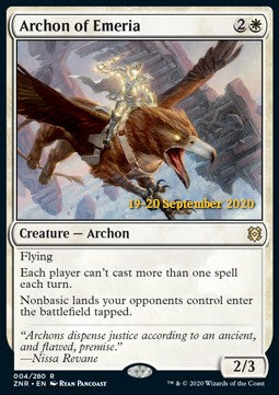 Archon of Emeria (V.2)⁣ - Zendikar Rising: Promos⁣ (Rare)⁣ [4]