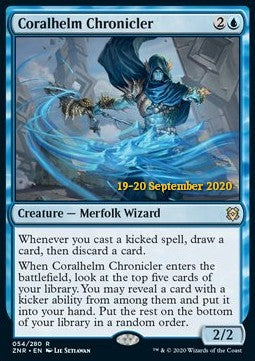 Coralhelm Chronicler (V.2)⁣ - Zendikar Rising: Promos⁣ (Rare)⁣ [54]