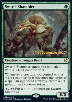 Swarm Shambler (V.2)⁣ - Zendikar Rising: Promos⁣ (Rare)⁣ [207]
