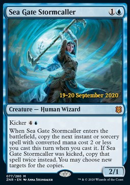 Sea Gate Stormcaller (V.2)⁣ - Zendikar Rising: Promos⁣ (Mythic)⁣ [77]