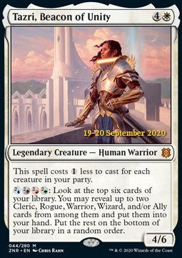 Tazri, Beacon of Unity (V.2)⁣ - Zendikar Rising: Promos⁣ (Mythic)⁣ [44]