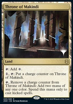 Throne of Makindi (V.1)⁣ - Zendikar Rising: Promos⁣ (Rare)⁣ [265]