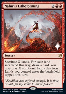 Nahiri's Lithoforming (V.1)⁣ - Zendikar Rising: Promos⁣ (Rare)⁣ [151]