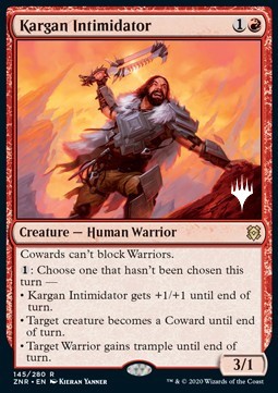 Kargan Intimidator (V.1)⁣ - Zendikar Rising: Promos⁣ (Rare)⁣ [145]