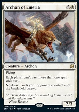 Archon of Emeria (V.1)⁣ - Zendikar Rising: Promos⁣ (Rare)⁣ [4]