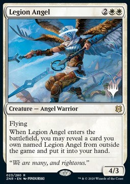 Legion Angel (V.1)⁣ - Zendikar Rising: Promos⁣ (Rare)⁣ [23]