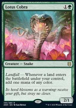 Lotus Cobra (V.1)⁣ - Zendikar Rising: Promos⁣ (Rare)⁣ [193]