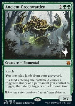 Ancient Greenwarden (V.1)⁣ - Zendikar Rising: Promos⁣ (Mythic)⁣ [178]