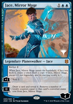 Jace, Mirror Mage (V.1)⁣ - Zendikar Rising: Promos⁣ (Mythic)⁣ [63]