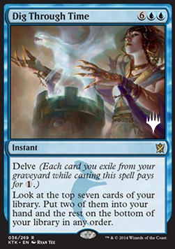 Dig Through Time⁣ - Zendikar Rising: Promos⁣ (Rare)⁣ [36]