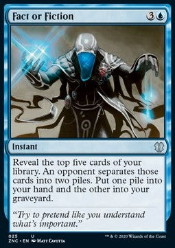 Fact or Fiction⁣ - Commander: Zendikar Rising⁣ (Uncommon)⁣ [25]