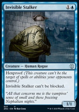Invisible Stalker⁣ - Commander: Zendikar Rising⁣ (Uncommon)⁣ [27]