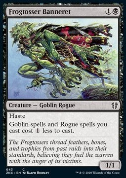 Frogtosser Banneret⁣ - Commander: Zendikar Rising⁣ (Common)⁣ [43]