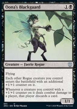 Oona's Blackguard⁣ - Commander: Zendikar Rising⁣ (Uncommon)⁣ [51]