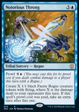 Notorious Throng⁣ - Commander: Zendikar Rising⁣ (Rare)⁣ [33]