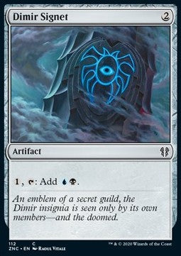 Dimir Signet⁣ - Commander: Zendikar Rising⁣ (Common)⁣ [112]
