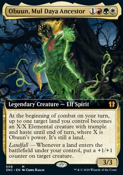 Obuun, Mul Daya Ancestor (V.2)⁣ - Commander: Zendikar Rising⁣ (Mythic)⁣ [8]