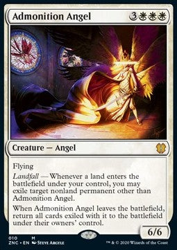 Admonition Angel⁣ - Commander: Zendikar Rising⁣ (Mythic)⁣ [10]