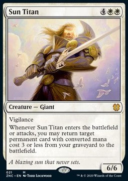 Sun Titan⁣ - Commander: Zendikar Rising⁣ (Mythic)⁣ [21]