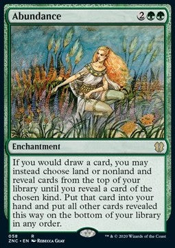 Abundance⁣ - Commander: Zendikar Rising⁣ (Rare)⁣ [58]